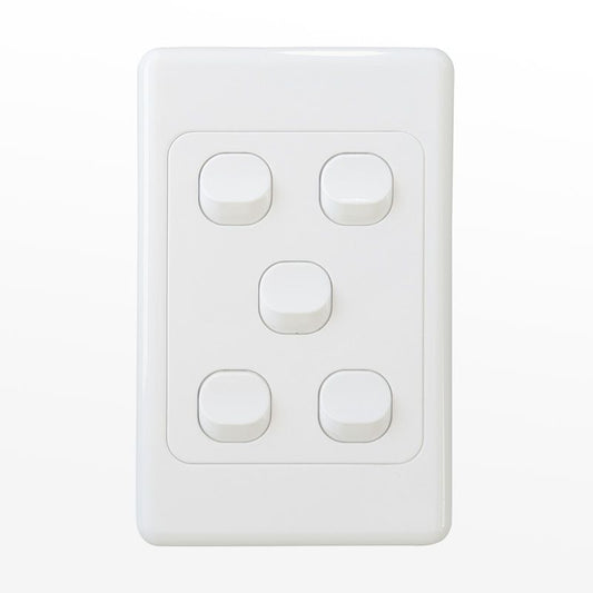 Modern Light Switches NZ – From Single to 6-Gang Options