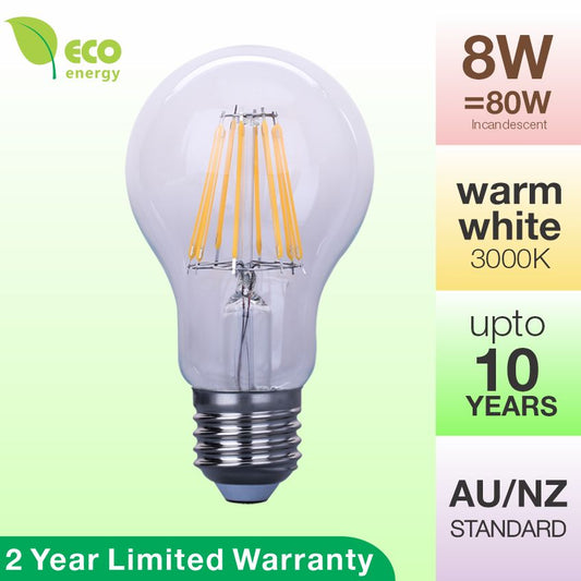 LED Filament Bulb 8W High Bright